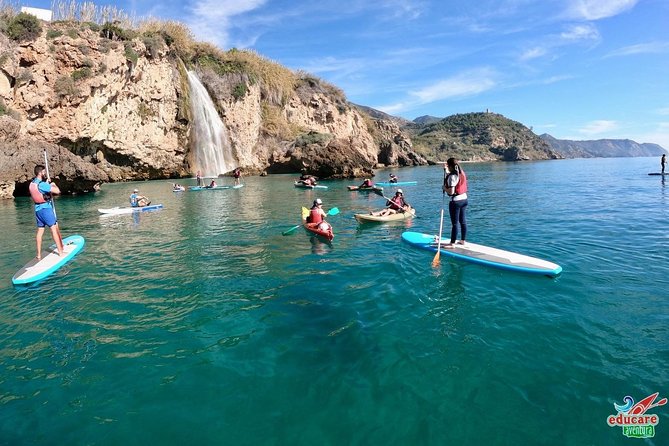 Paddle Surf Route Cliffs Nerja and Cascada de Maro + Snorkel - Waterfalls near Nerja and Maro: Cascada Doncella and Cascada de Maro
