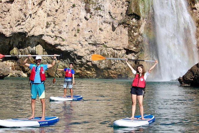 Paddle Surf Route Cliffs Nerja and Cascada de Maro + Snorkel - Acantilados de Maro and the bird habitat stretch