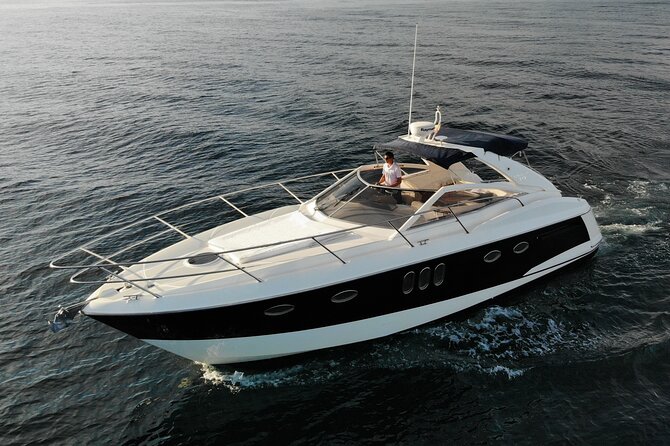 Private 4h Half-Day Luxury Boat Trip from Puerto Banus, Marbella - On-Board Comfort: Snacks, Drinks, Towels, and Bluetooth