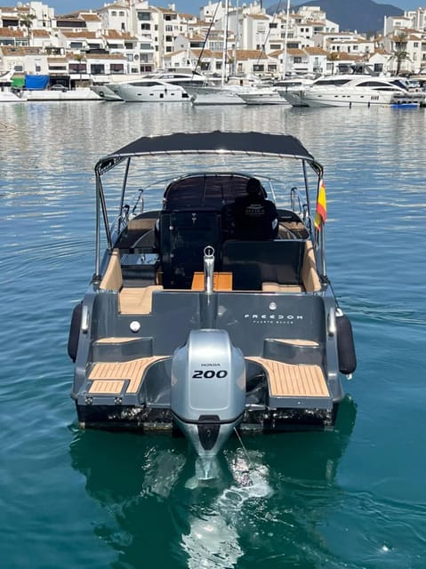 Puerto Banus: Boat Charter Moonday Yacht - Dolphins and swim time: how to think about wildlife and snorkeling