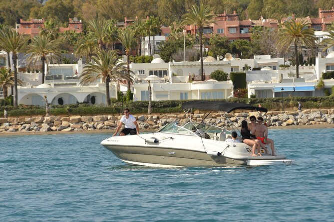 Sea Ray 10-Passenger Boat Tour in Marbella - Boat Comfort, Drinks, and Captain-Driven Vibes