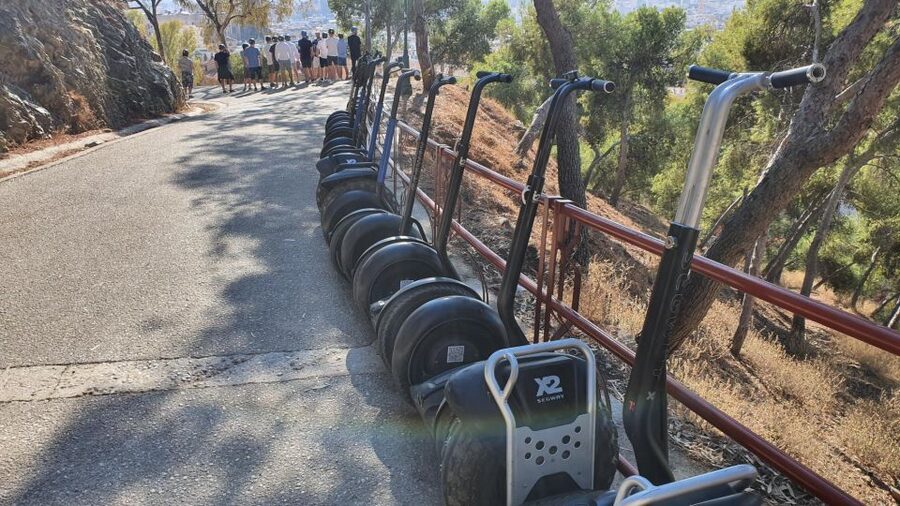 Segway tour Full Tour of the City of Malaga!!! - The start at QQ Bikes, plus the quick Segway confidence check