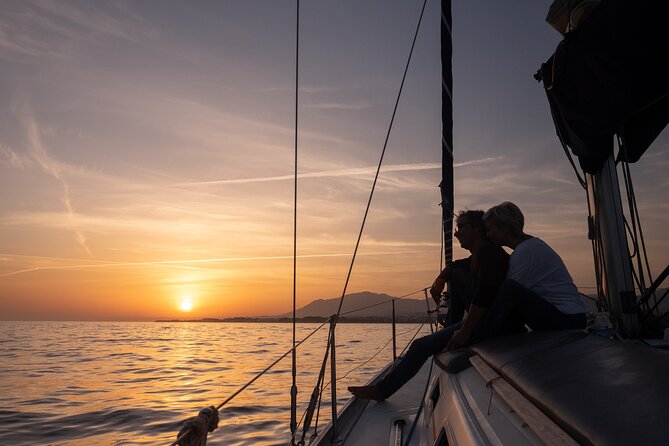 Sunset Sailing along the Marbella coast from Puerto Banus - Marbella’s coastline in sunset light, and what you might spot