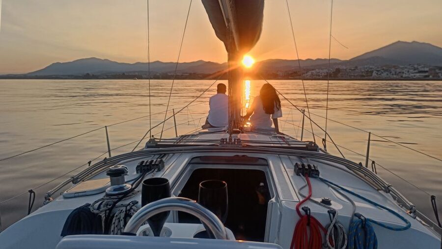 Sunset Sailing in Private Sailboat Puerto Banus Marbella - Why Watching Puerto Banús From Sea Level Feels Special