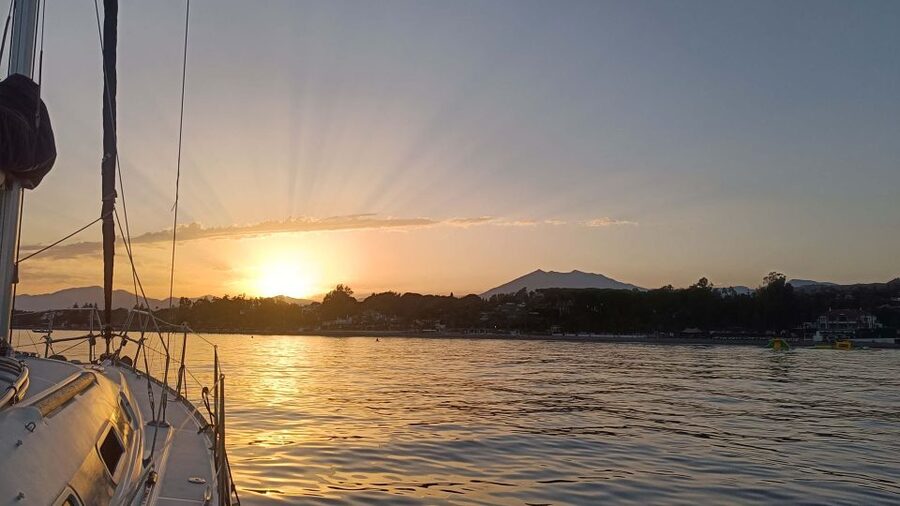 Sunset Sailing in Private Sailboat Puerto Banus Marbella - The Route Begins at Playa Puerto Banús, Then Heads Along the Coast