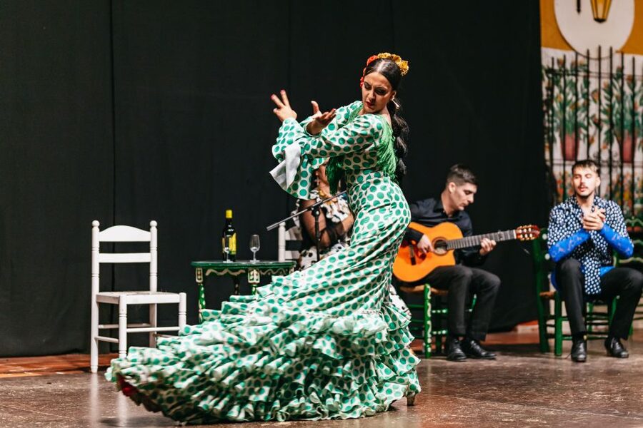 Torremolinos: Flamenco Show with Dinner and Drinks - Entering the Andalusian Fair in Torremolinos