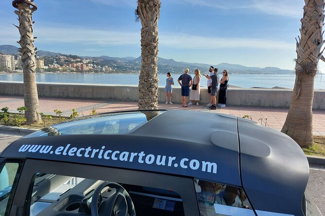 Tour Málaga by electric car: Discover the city in 2 hours - Malagueta Neighborhood Along the Pablo Ruiz Picasso Promenade