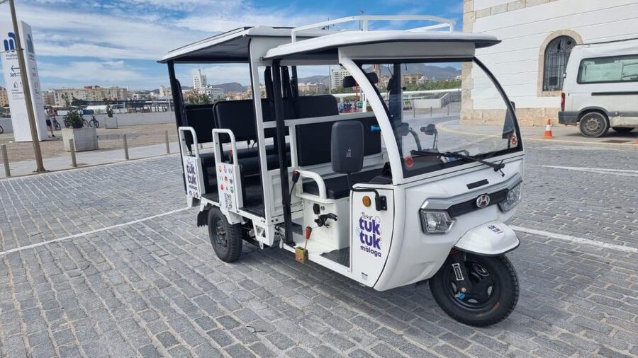 Tour TukTuk Málaga - Where You Start: Paseo Marítimo Ciudad de Melilla by Farola Square