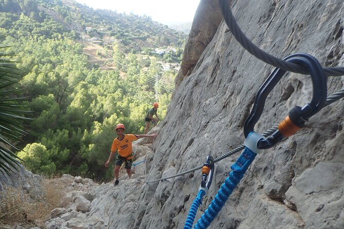 Vía Ferrata El Chorro at Caminito del Rey - Crossing two Tibetan bridges and the zipline